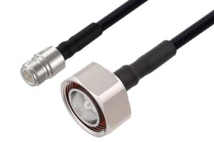Pasternack Outdoor Rated 7/16 DIN Male to N Female Cable Using SPO-250 Coax Using Times Microwave Parts