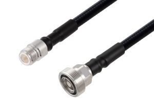 Pasternack Outdoor Rated 7/16 DIN Female to N Female Cable Using SPO-375 Coax Using Times Microwave Parts