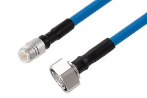 Pasternack Plenum 7/16 DIN Male to N Female Cable Using SPP-375-LLPL Coax Using Times Microwave Parts