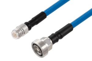 Pasternack Plenum 7/16 DIN Male to 7/16 DIN Male Cable Using SPP-375-LLPL Coax Using Times Microwave Parts