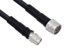 Pasternack PE3W00013/HS - N Male to TNC Male - Times Microwave LMR-400 with Heat Shrink