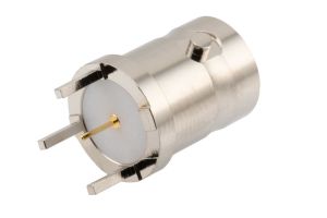 Pasternack 12G SDI 75 Ohm BNC Female Connector Solder Attachment Thru Hole PCB
