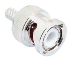Pasternack PE4016 - BNC Male Crimp Connector - RG58, RG303, RG141, PE-P195, PE-C195, LMR-195 PVC