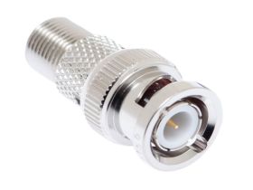 Pasternack PE9150- 50 Ohm BNC Male to 75 Ohm F Female Adapter