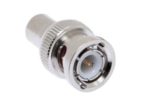 Pasternack PE9171- 50 Ohm BNC Male to 75 Ohm RCA Jack Push-On Adapter