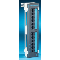 Ortronics Clarity 6 Mini Patch on 89D Bracket