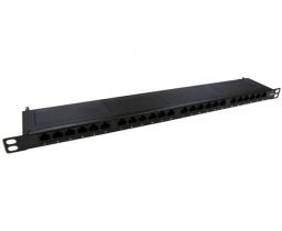 Cat5e Patch Panel - Ultra High Density - 24 Port