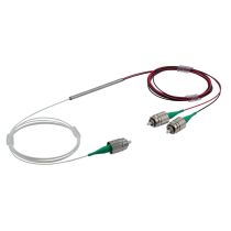 L-Com Passive PM FBT Coupler, 1x2, 50:50 1310nm, 1M 900um loose tube, FC/APC, narrow key