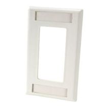 Ortronics Series II Wall Plate - Single Gang - Low Profile