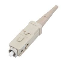Corning UniCam Standard-Performance Fiber Connector - SC - Multimode - Single Pack - Beige Housing - Beige Boot
