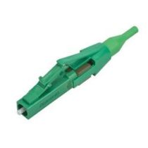 Corning UniCam High-Performance Fiber Connector LC APC, Single-mode, Single Pack - Green Housing - Green Boot