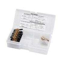 Corning Unicam Standard-Performance Connector -  ST, Multimode (OM1) - 25 In Organizer Pack - Amber Housing - Beige Boot