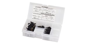 Corning Heat-Cure Connector, SC - Single-mode (OS2) - 100 per pack - Blue