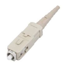 Corning Fiber Connector -  SC, Multimode (OM1) - Single Pack - Beige Housing - Beige Boot