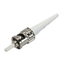 Corning Fiber Connector -  ST, Single-mode (OS2) - Single Pack - Metal Housing - White Boot