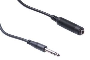 Pro-Audio 1/4 IN Stereo Extension Cable - Male to Female 