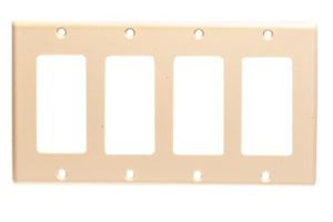 ICC Decora Wall Plate - Quadruple Gang