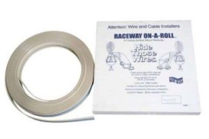 Premiere 1/2 Inch Raceway On-A-Roll - White - 50 Ft