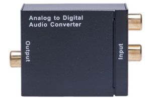 RCA Stereo Audio to Digital Coax and Optical Audio Converter