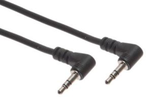 Right Angle 3.5mm Stereo Male to Right Angle 3.5mm Stereo Male