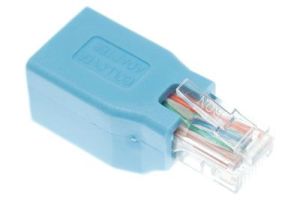 RJ45 Male to RJ45 Female Ethernet Adapter - Rollover Pinout