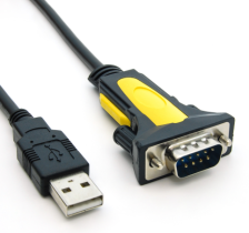 USB to RS232 Serial Adapter DB9 Male - Thumbscrews - Prolific Chipset