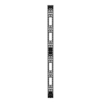 ShowMeCables 42U Vertical Cable Management Rail, Rack Mount, 0.82 x 4.6 x 76