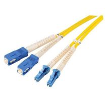 L-com Bend Insensitive Fiber Cable - Flex Boot - Singlemode OS1 9/125 - LC/SC