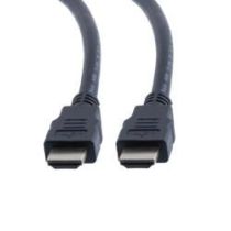 ShowMeCables High Speed HDMI Cable with Ethernet Supporting 4K30Hz, 2K60Hz, In-wall CL2 FT4 rated, Male-Plug to Male-Plug, Black, 25FT