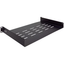 ShowMeCables 1U Cantilever Shelf, No Lip - 250mm (9.84in) Depth