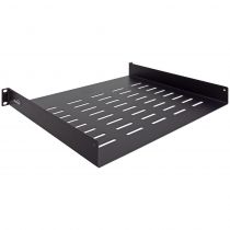 ShowMeCables 1U Cantilever Shelf, No Lip - 350mm (13.78in) Depth