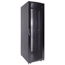 ShowMeCables 42U Server Rack Cabinet, 800mm depth, Perf. door and rear french doors, cable mgt top