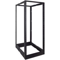 ShowMeCables 25U Adjustable Depth 4-Post Open Frame Rack