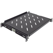 ShowMeCables 4 Post Sliding Shelf, Adj. Mounts, 350mm (13.78in) Depth