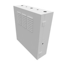 ShowMeCables 4U Vertical Wall Mount, 550mm (22 in), White