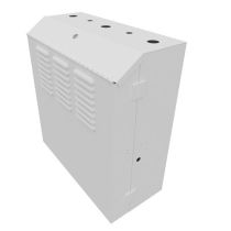 ShowMeCables 6U Vertical Wall Mount, 550mm (22 in), White