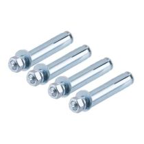 ShowMeCables 4 Pack, M6X12 Expansion anchor bolt