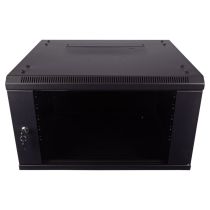 ShowMeCables 19-inch wide Network Cabinet, 6U, 17.7 inch (450mm) depth, Black