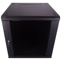 ShowMeCables 19-inch wide Network Cabinet, 12U, 23.6 inch (600mm) depth, Black