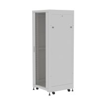 ShowMeCables 32U Network Cabinet, Quick Assembly, 23 in. depth, Signal White