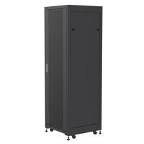 ShowMeCables 37U Network Cabinet, Quick Assembly, 23 in. depth, Black