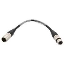 ShowMeCables DMX Lighting Adapter Cable, 3 pin XLR Female to 5 pin XLR Male, Black, 1 FT