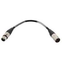 ShowMeCables DMX Lighting Adapter Cable, 3 pin XLR Male to 5 pin XLR Female, Black, 1 FT