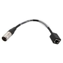 ShowMeCables DMX Lighting Adapter Cable, 3 pin XLR Male to RJ45 Female, Black, 1 FT