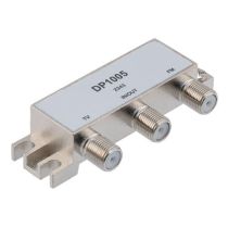 ShowMeCables Diplexer 75 Ohm, F-Type Female, FM Band and TV Band