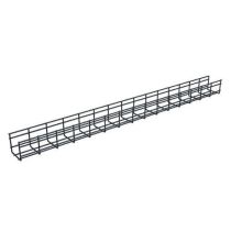 ShowMeCables Wire Mesh Cable Tray 4"D x 4"H x 10ft. 5pk SS
