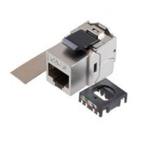 ShowMeCables Category 6 Ultra Short-Body Tool-less IDC Keystone Jack, Shielded