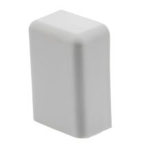 ShowMeCables Raceway end cap, 20x35mm white