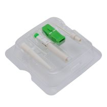 L-Com SC APC SOC 0.9mm White Boot Green. 10 pieces as one unit