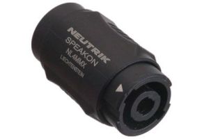 Neutrik speakON Male to speakON Male Lockable Coupler Adapter | NL4MMX